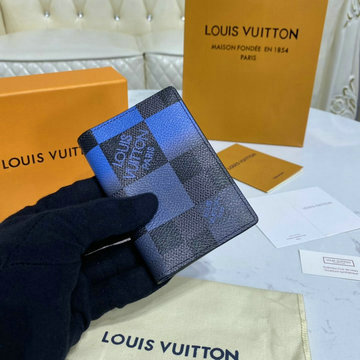 商品名称：ルイヴィトン LOUISVUITTON 057-N40412　2020年最新入荷 オーガナイザー ドゥ ポッシュ 二つ折り短財布 パスポート ダミエグラフィット ジャイアントキャンバス