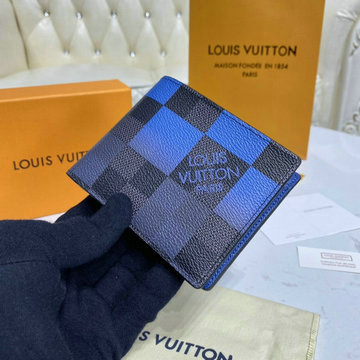ルイヴィトン LOUISVUITTON 057-N40414　2020年最新入荷 ポルトフォイユ ミュルティプル 二つ折り短財布 ショートウォレット ダミエグラフィット ジャイアントキャンバス