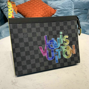 ルイヴィトン LOUISVUITTON 057-N60307　2020年最新入荷 ポシェット ヴォワヤージュ 手持ちかばん クラッチバッグ セカンドバッグ ダミエグラフィットキャンパス