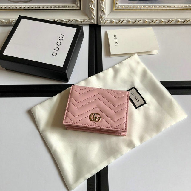 商品名称：グッチ GUCCI 057-GG466492QY 2020最新入荷 GGマーモント カードケース 二つ折り短財布 コインポケット付き 札入れ付き レザー