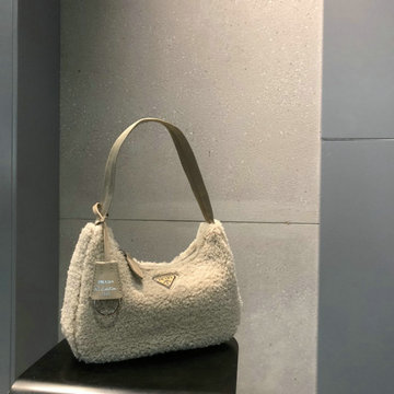 プラダ PRADA 2020最新入荷 025-PD1BC499MB　クレオ ショルダーバッグ レディースかばん ホーボーバッグ ラムズウール