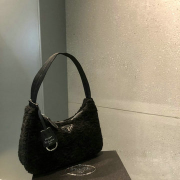 プラダ PRADA 025-PD1BC499MK　2020最新入荷 クレオ ショルダーバッグ レディースかばん ホーボーバッグ ラムズウール