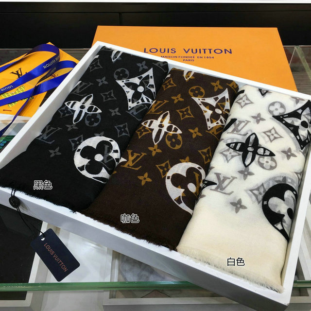 ルイヴィトン LOUISVUITTON AN-WJLV20098　2020年最新入荷 ジャイアント モノグラム ジャングル マフラー ショール スカーフ カシミヤ