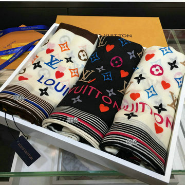 ルイヴィトン LOUISVUITTON AN-WJLV20118　2020年最新入荷 MP2905 カレ ゲーム オン マフラー ショール スカーフ カシミヤ