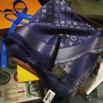ルイヴィトン LOUISVUITTON AN-WJLV20127YL　2020年最新入荷 ショール モノグラム シャイン マフラー ショール スカーフ カシミヤ