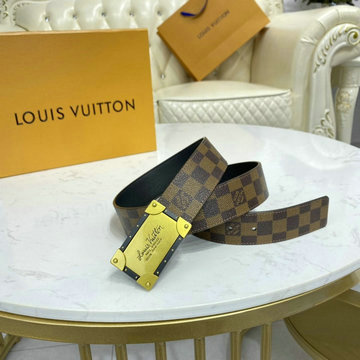ルイヴィトン LOUISVUITTON 057-M0185Q　2020年最新入荷 サンチュール ネオ トランク 40MM リバーシブル ベルト メンズ用 カーフレザー
