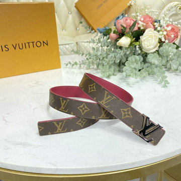 ルイヴィトン LOUISVUITTON 057-M6130　2020年最新入荷 サンチュール LVイニシャル 30MM リバーシブル ベルト メンズ用 カーフレザー