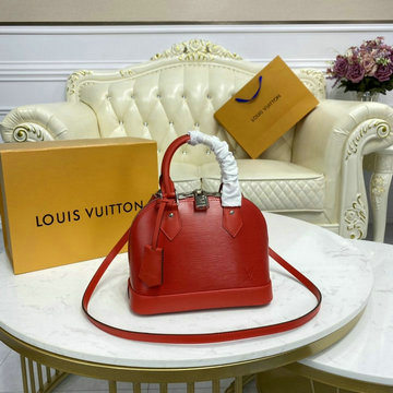 ルイヴィトン LOUIS VUITTON 057-M41160　2020年最新入荷 アルマ BB トップハンドルバッグ トートバッグ ハンドバッグ 2way 斜め掛け ショルダーバッグ エビレザー