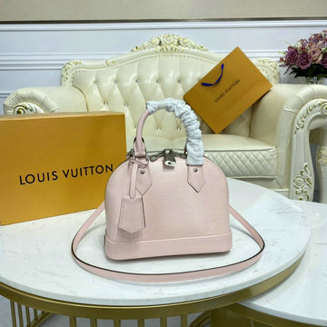 ルイヴィトン LOUIS VUITTON 057-M41327　2020年最新入荷 アルマ BB トップハンドルバッグ トートバッグ ハンドバッグ 2way 斜め掛け ショルダーバッグ エビレザー