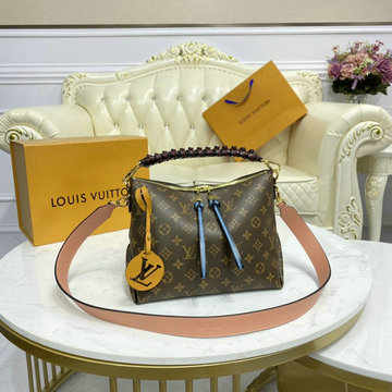 ルイヴィトン LOUISVUITTON 057-M55090Z　2020年最新入荷 ミニジップホーボー ショルダーバッグ トートバッグ モノグラムキャンパス