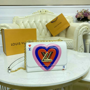 ルイヴィトン LOUISVUITTON 057-M57460　2020年最新入荷 ツイスト PM 斜め掛け ショルダーバッグ クロスボディ キャリーバッグ ハート レディースかばん エピレザー
