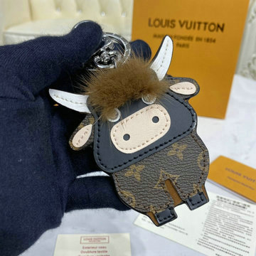 ルイヴィトン LOUISVUITTON 057-M80218　2020年最新入荷 ポルト クレ LVオックス キーリング キーホルダー キーケース バッグチャーム