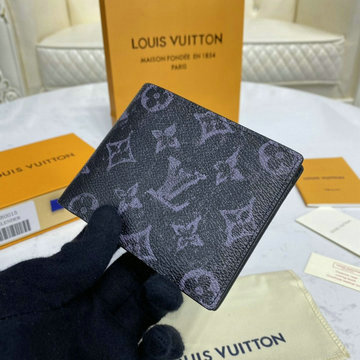ルイヴィトン LOUISVUITTON 057-M80017　2020年最新入荷 ポルトフォイユ ミュルティプル 二つ折り短財布 ショートウォレット カードポケット