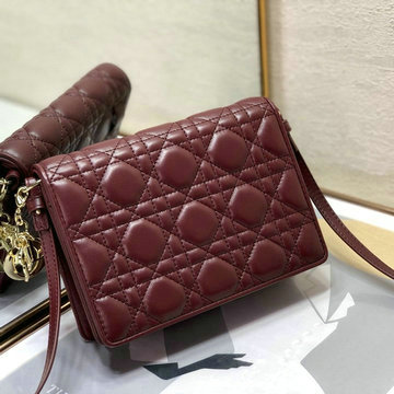 クリスチャンディオール CHRISTIAN DIOR JS-CD2261JH　2020年最新入荷 Lady Dior チェーンウォレット 斜め掛け ショルダーバッグ ポーチ レディースかばん