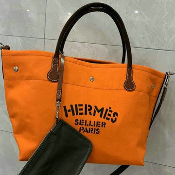 エルメス HERMES JS-HEB20002CS　2020年最新入荷 サックドパンサージュグルーム ショッピングバッグ キャンパス トートバッグ ハンドバッグ