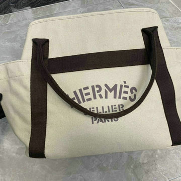 エルメス HERMES JS-HEB20003BS　2020年最新入荷 サックドパンサージュグルーム ショッピングバッグ キャンパス トートバッグ ハンドバッグ