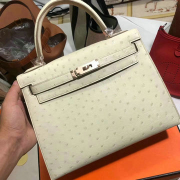 エルメス HERMES JS-HKL28TPJB　2020年最新入荷 ケリー トップハンドルバッグ トートバッグ ハンドバッグ レディースかばん オーストリッチ革