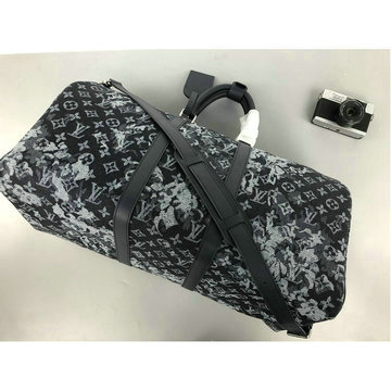 ルイヴィトン LOUISVUITTON JS-M57285　2020年最新入荷 キーポル バンドリエール 50 ボストンバッグ トラベルバッグ 旅行かばん モノグラム タペストリー キャンバス