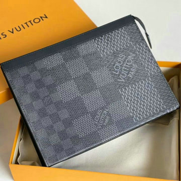 ルイヴィトン LOUISVUITTON JS-N60444　2020年最新入荷 ポシェット ヴォワヤージュ MM 手持ちかばん クラッチバッグ メンズかばん ダミエ グラフィット 3D キャンバス