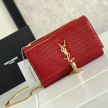 イヴサンローラン Saint laurent YSL JS-YSL354119EJR　2020年最新入荷 フラップバッグ 斜め掛け ショルダーバッグ レディースかばん クロコ柄