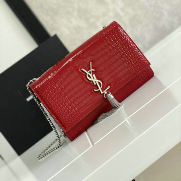 イヴサンローラン Saint laurent YSL JS-YSL354119EYR　2020年最新入荷 フラップバッグ 斜め掛け ショルダーバッグ レディースかばん クロコ柄