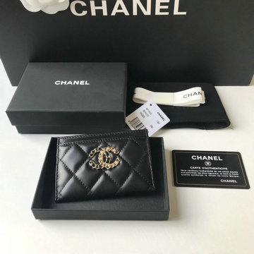 シャンル CHANEL JS-CH1846YBK　2020年最新入荷 カードケース ラムスキン