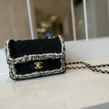 シャンル CHANEL JS-CH1116MGBK　2020年最新入荷 スモール 斜め掛け ショルダーバッグ フラップバッグ レディースかばん クロスボディ ツイード