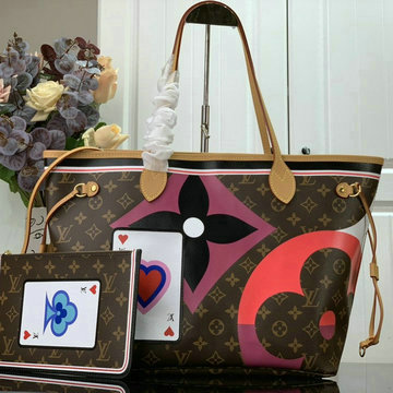 ルイヴィトン LOUIS VUITTON 025-M57452　2020年最新入荷 ネヴァーフル MM トートバッグ ハンドバッグ レディースかばん モノグラムキャンバス