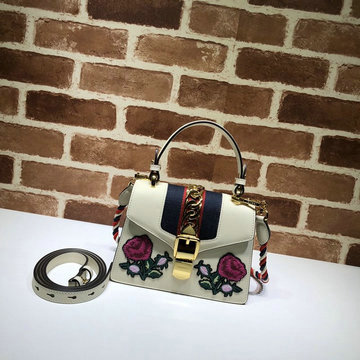 グッチ GUCCI 057-GG470270MB  2020最新入荷 シルヴィ トートバッグ ハンドバッグ 2way ショルダーバッグ カーフレザー