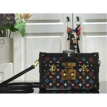 商品名称：ルイヴィトン LOUIS VUITTON 025-M57454　2020年最新入荷 プティット マル トランク 斜め掛け ショルダーバッグ スクエアバッグ レディースかばん