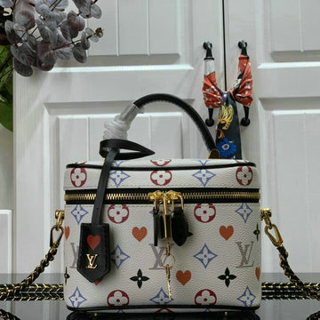 商品名称：ルイヴィトン LOUIS VUITTON 025-M57458　2020年最新入荷 ヴァニティ PM トップハンドルバッグ 2way ショルダーバッグ モノグラムキャンパス