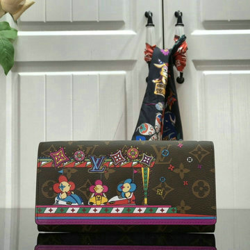 ルイヴィトン LOUIS VUITTON 025-M69747　2020年最新入荷 ポルトフォイユ サラ NM 二つ折り長財布 ロングウォレット 小銭入れポケット付き