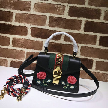 グッチ GUCCI 057-GG470270MK 2020最新入荷 シルヴィ トートバッグ ハンドバッグ 2way ショルダーバッグ カーフレザー