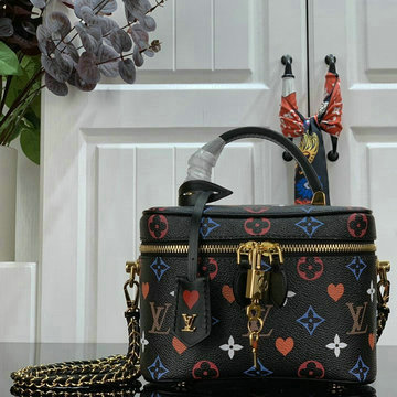商品名称：ルイヴィトン LOUIS VUITTON 025-M57482　2020年最新入荷 ヴァニティ PM トップハンドルバッグ 2way ショルダーバッグ モノグラムキャンパス