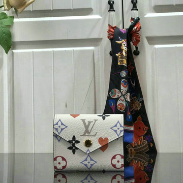ルイヴィトン LOUIS VUITTON 025-M80278　2020年最新入荷 ポルトフォイユ ゾエ 二つ折り短財布 ショートウォレット 小銭入れ