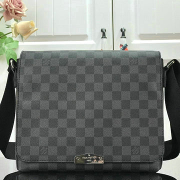 ルイヴィトン LOUIS VUITTON 025-N40349　2020年最新入荷 ディストリクト PM NV2 メッセンジャーバッグ 斜め掛け ショルダーバッグ ダミエグラフィットキャンパス