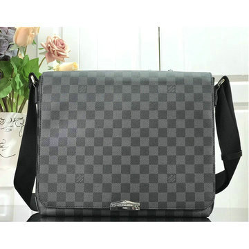 ルイヴィトン LOUIS VUITTON 025-N40350　2020年最新入荷 ディストリクト MM NV2 メッセンジャーバッグ 斜め掛け ショルダーバッグ ダミエグラフィットキャンパス
