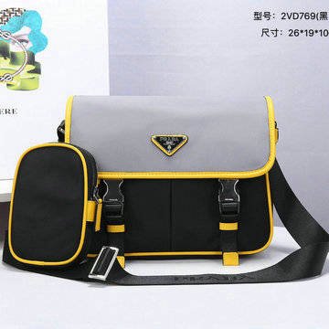 プラダ PRADA 025-PD2VD769PKH　2020年最新入荷 メッセンジャーバッグ 斜め掛け ショルダーバッグ メンズかばん ナイロン