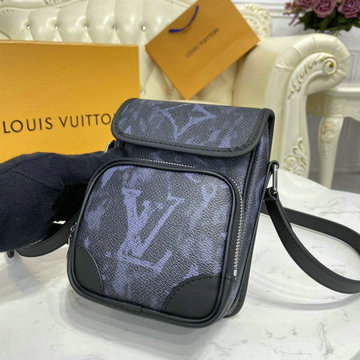 ルイヴィトン LOUISVUITTON 057-M45650 2020最新入荷 アマゾン メッセンジャーバッグ 斜め掛け ショルダーバッグ メンズかばん モノグラムパステル ノワール キャンバス
