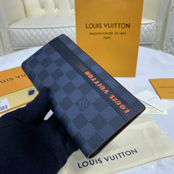 ルイヴィトン LOUISVUITTON 057-N60240  2020最新入荷 ポルトフォイユ ブラザ NM 二つ折り長財布 ロングウォレット ダミエグラフィットジャイアントキャンバス