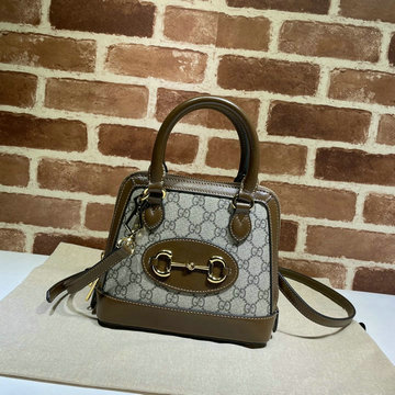 商品名称：グッチ GUCCI 057-GG640716K 2020最新入荷 ホースビット 1955 ミニ トップハンドルバッグ トートバッグ 斜め掛け ショルダーバッグ レディースかばん カーフレザー