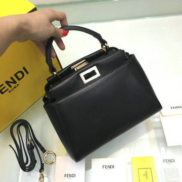 フェンディ FENDI 99-FD8BN244K 2020年最新入荷 ピーカブー トートバッグ トップハンドルバッグ 斜め掛け ショルダーバッグ レザー