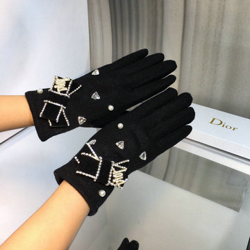 クリスチャンディオール CHRISTIAN DIOR JS-STCD20001 2020年最新入荷 手袋 レディース グローブ 冬 防寒 黒
