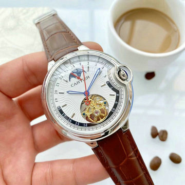 商品名称：カルティエ CARTIER ZX-CAT20051  2020年最新入荷 バロン ブルー ドゥ ウォッチ メンズ 腕時計 男性用 時計 本革ベルト オートマチック 機械式ムーブメント
