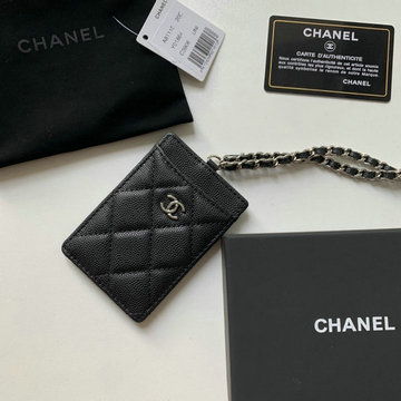 シャネル CHANEL JS-CH81110QYK　2021年最新入荷 チェーン カードケース ワーキングカードポケット キャビアスキン