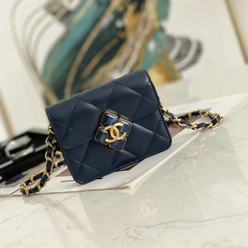商品名称：シャネル CHANEL JS-CH81129BL　2021年最新入荷 チェーンウォレット 小銭入れ 短財布 斜め掛け ショルダーバッグ クロスボディバッグ レディースかばん ラムスキン