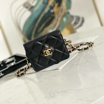 シャネル CHANEL JS-CH81129GK　2021年最新入荷 チェーンウォレット 小銭入れ 短財布 斜め掛け ショルダーバッグ クロスボディバッグ レディースかばん ラムスキン