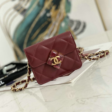 シャネル CHANEL JS-CH81129JH　2021年最新入荷 チェーンウォレット 小銭入れ 短財布 斜め掛け ショルダーバッグ クロスボディバッグ レディースかばん ラムスキン