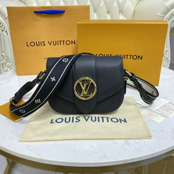 ルイヴィトン LOUISVUITTON 057-M58727　2021年最新入荷 LV ポンヌフ ソフト PM 斜め掛け ショルダーバッグ クロスボディバッグ レディースかばん グレインカーフレザー