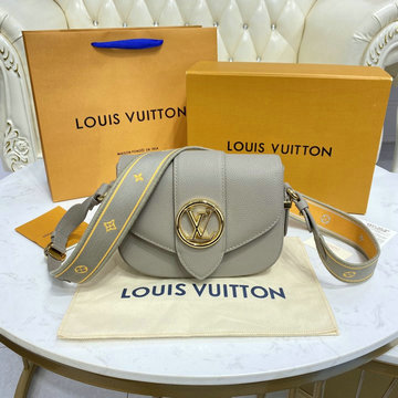 ルイヴィトン LOUISVUITTON 057-M58728　2021年最新入荷 LV ポンヌフ ソフト PM 斜め掛け ショルダーバッグ クロスボディバッグ レディースかばん グレインカーフレザー